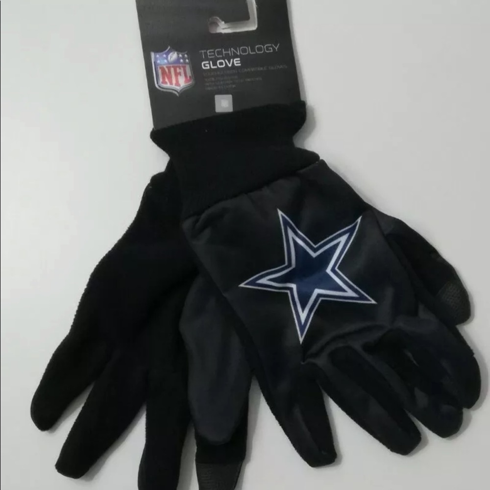 Cowboys Polyester Technology Touch Texting Gloves